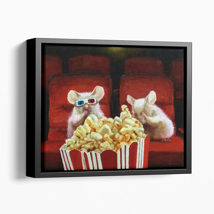 Movie Night 2 - Canvas Print Wall Art