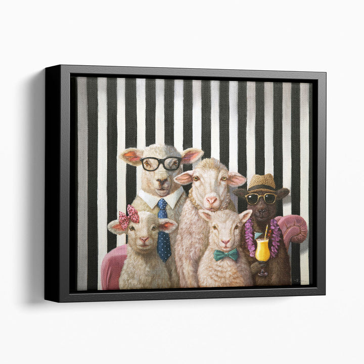 Family Portrait - Canvas Print Wall Art