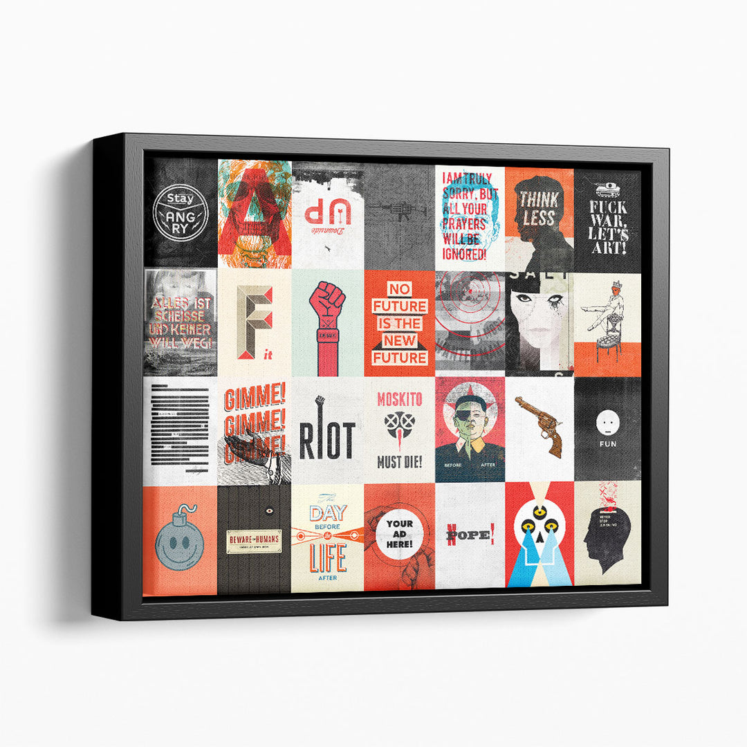 War Religion Government - Canvas Print Wall Art