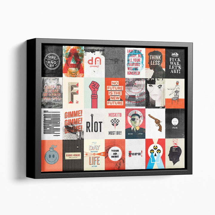 War Religion Government - Canvas Print Wall Art