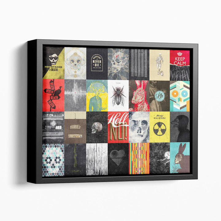 Death Skulls - Canvas Print Wall Art