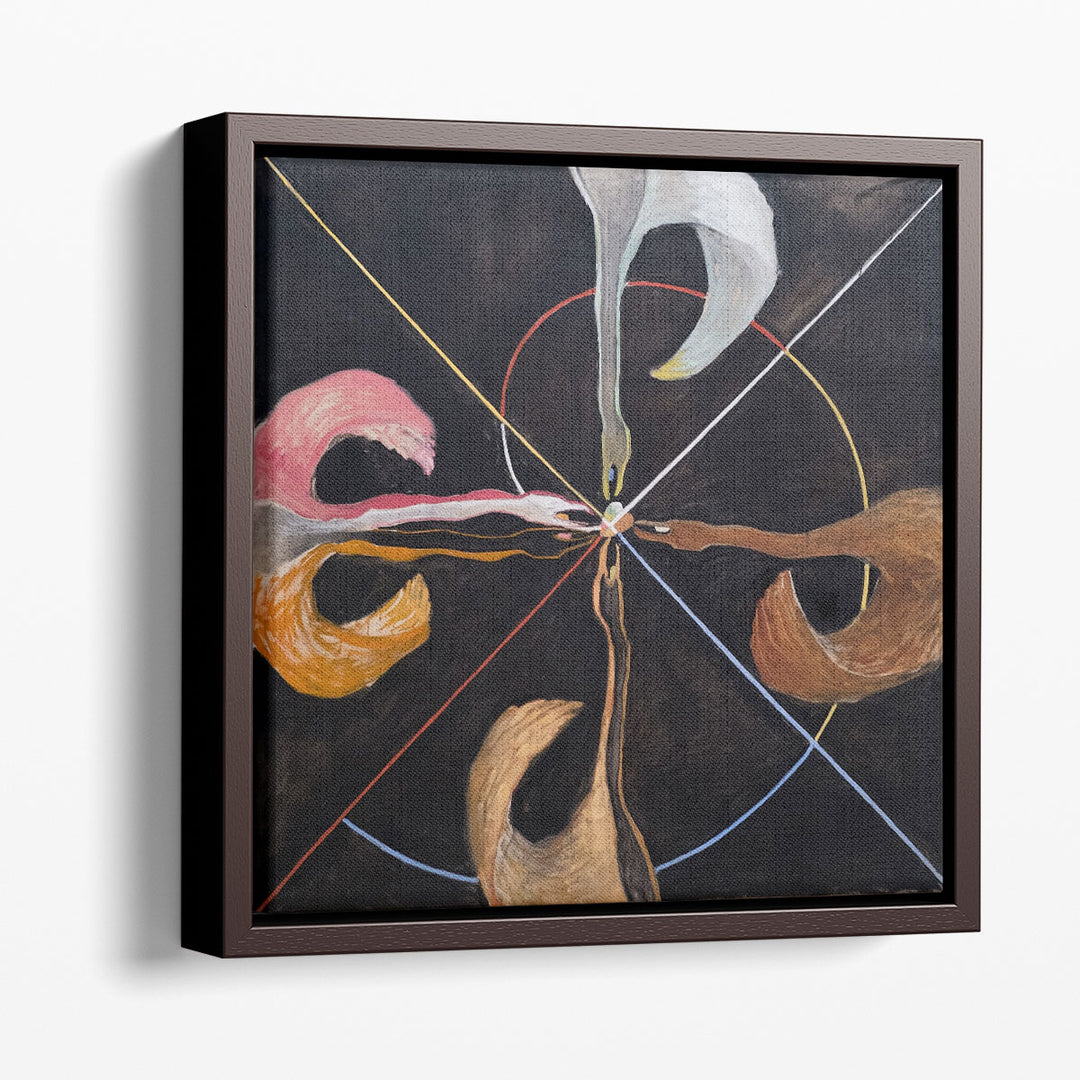  unique wall decor – pink and brown accent shapes