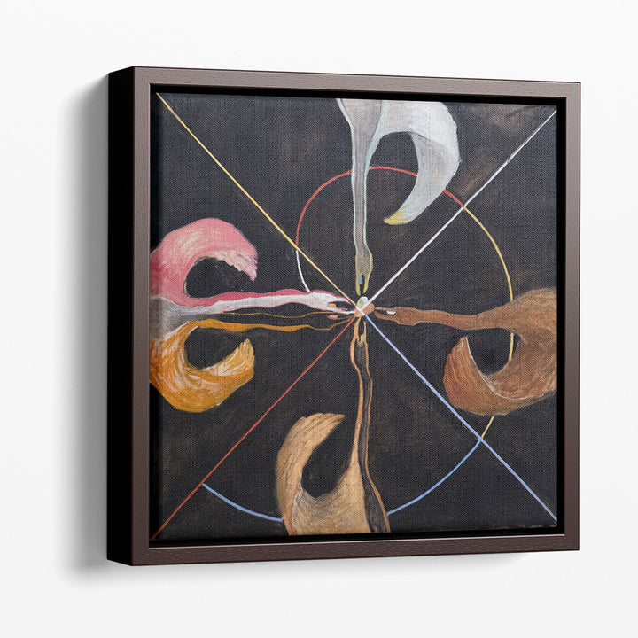  unique wall decor – pink and brown accent shapes