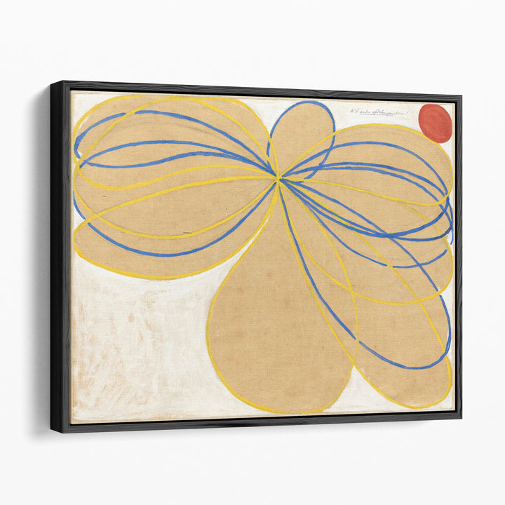 neutral abstract art soft taupe design