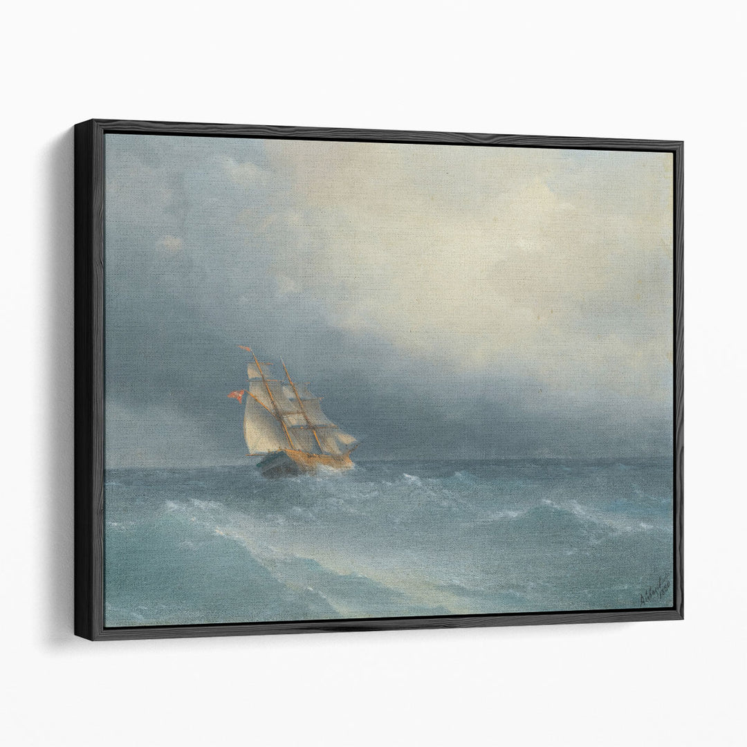 Classic Sailboat Wall Art vintage vessel silhouette