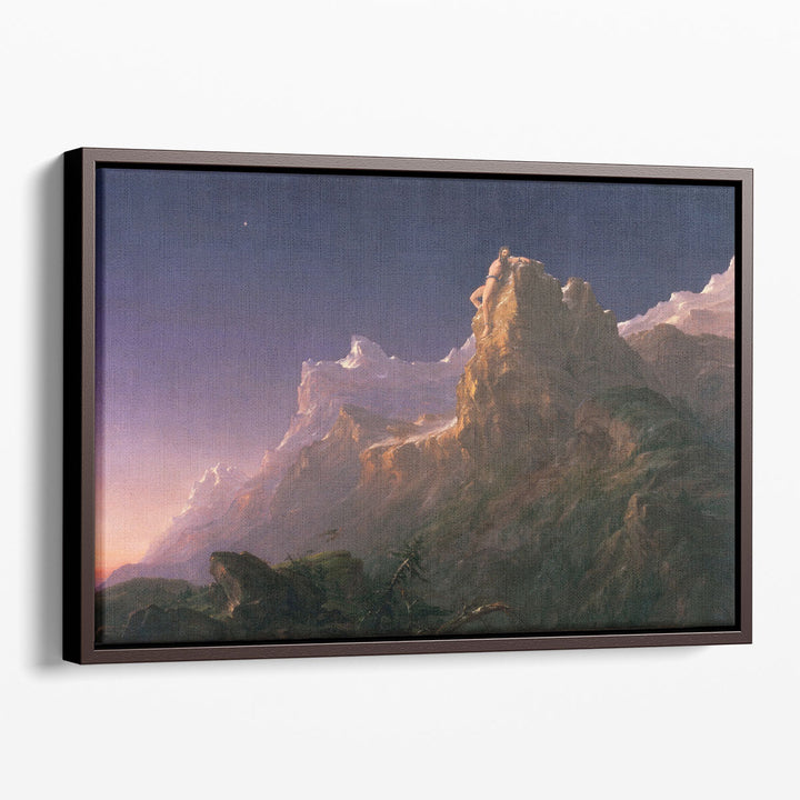 Nature Canvas Prints misty forest riverscape