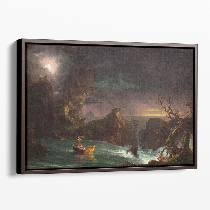 Classic Scenic Wall Art lone boater drifting