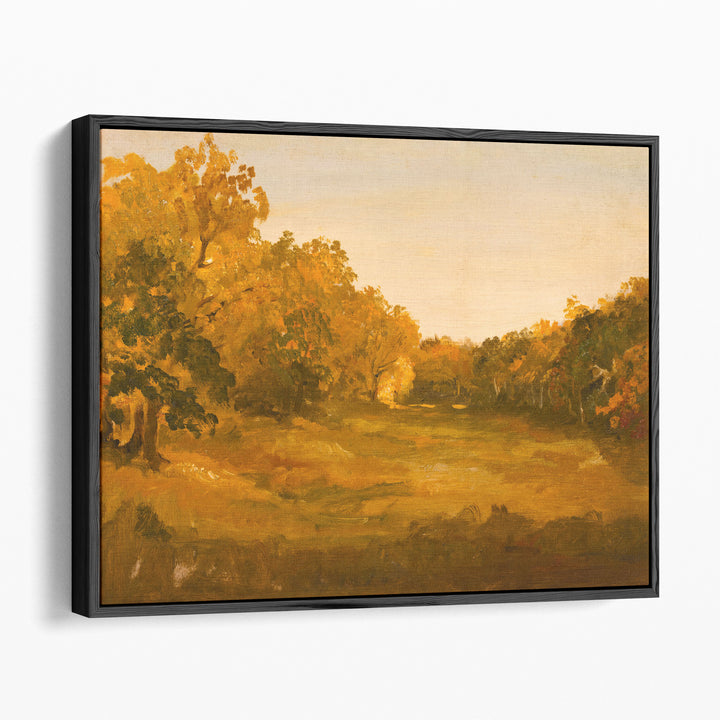 Impressionist Tree Artwork soft dappled leaf strokes