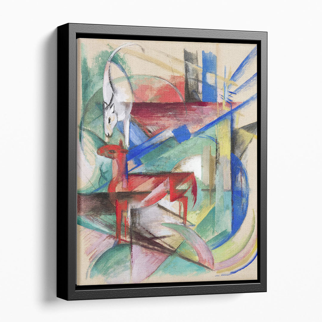 bold geometric pattern canvas art