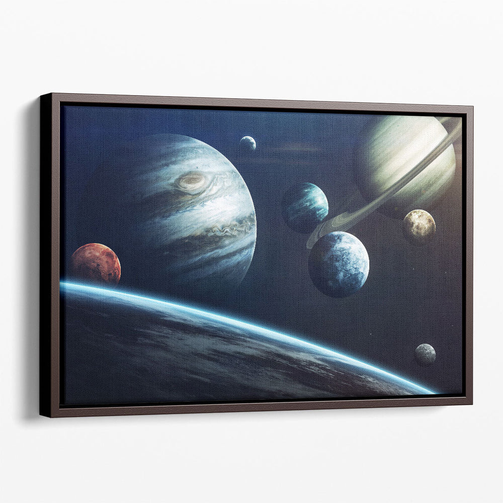 Planets of Solar System - Canvas Print Wall Art