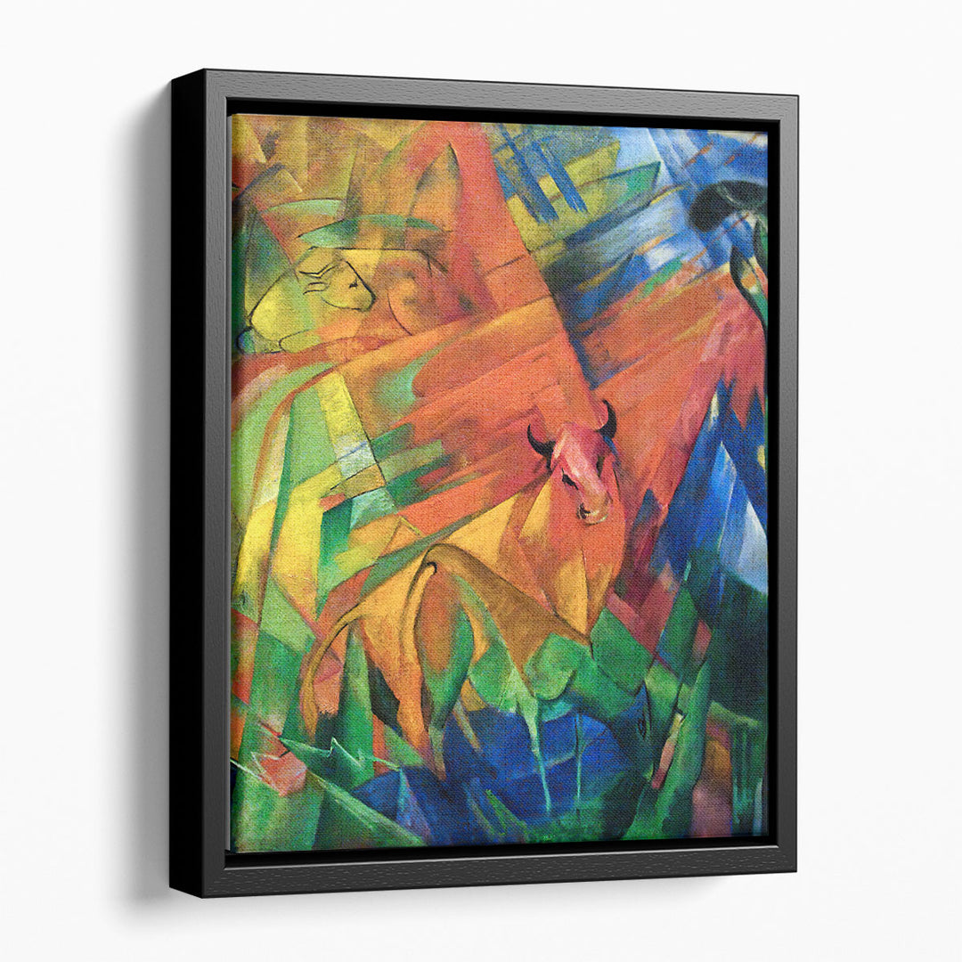 Abstract Landscape Canvas Painting bold color fields
