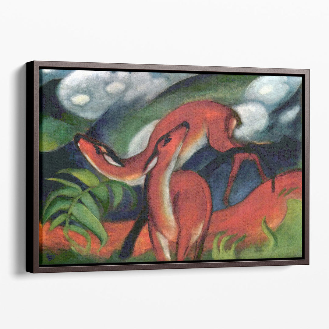 Red Deer II, 1912 - Canvas Print Wall Art