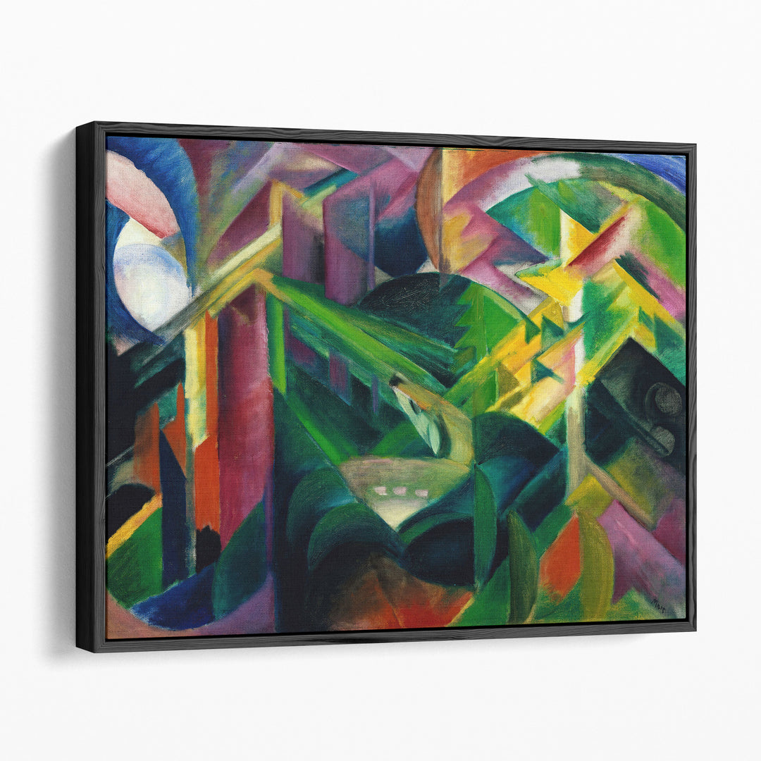Geometric garden prints in colorful style