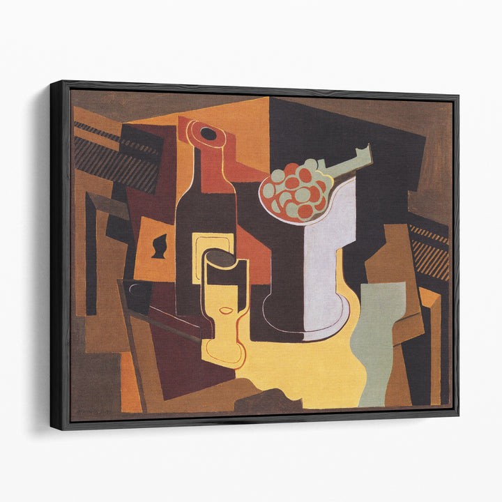 Brown abstract artwork textured brushstrokes
