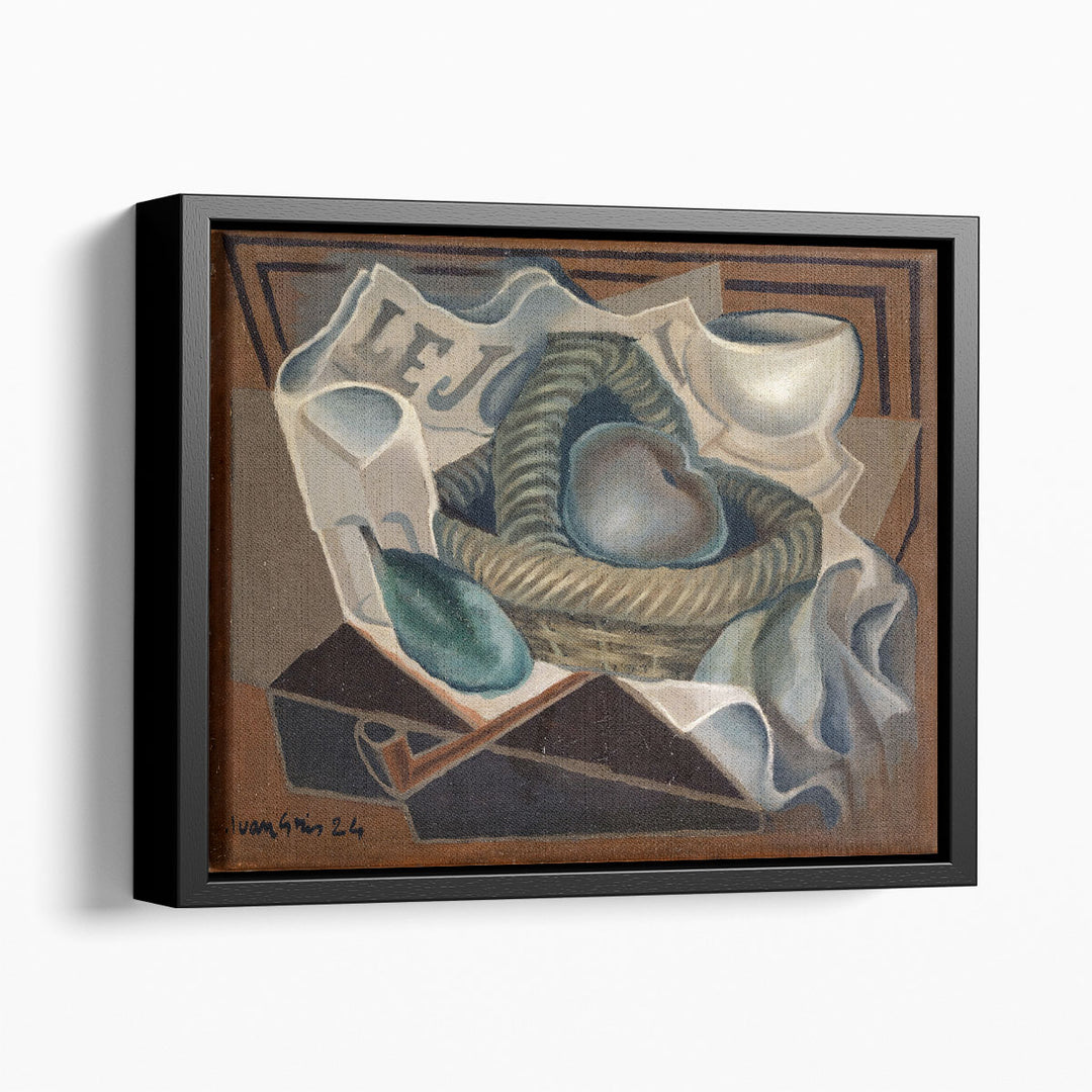 Abstract canvas art in neutral watercolor style