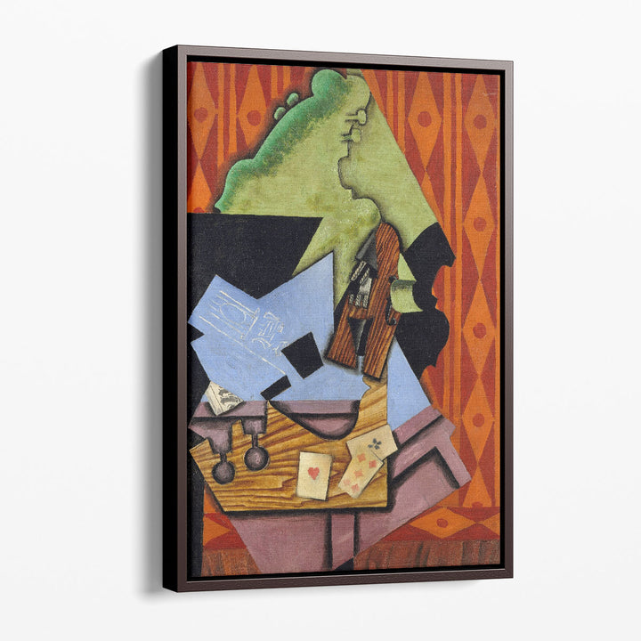 Abstract canvas wall art geometric design