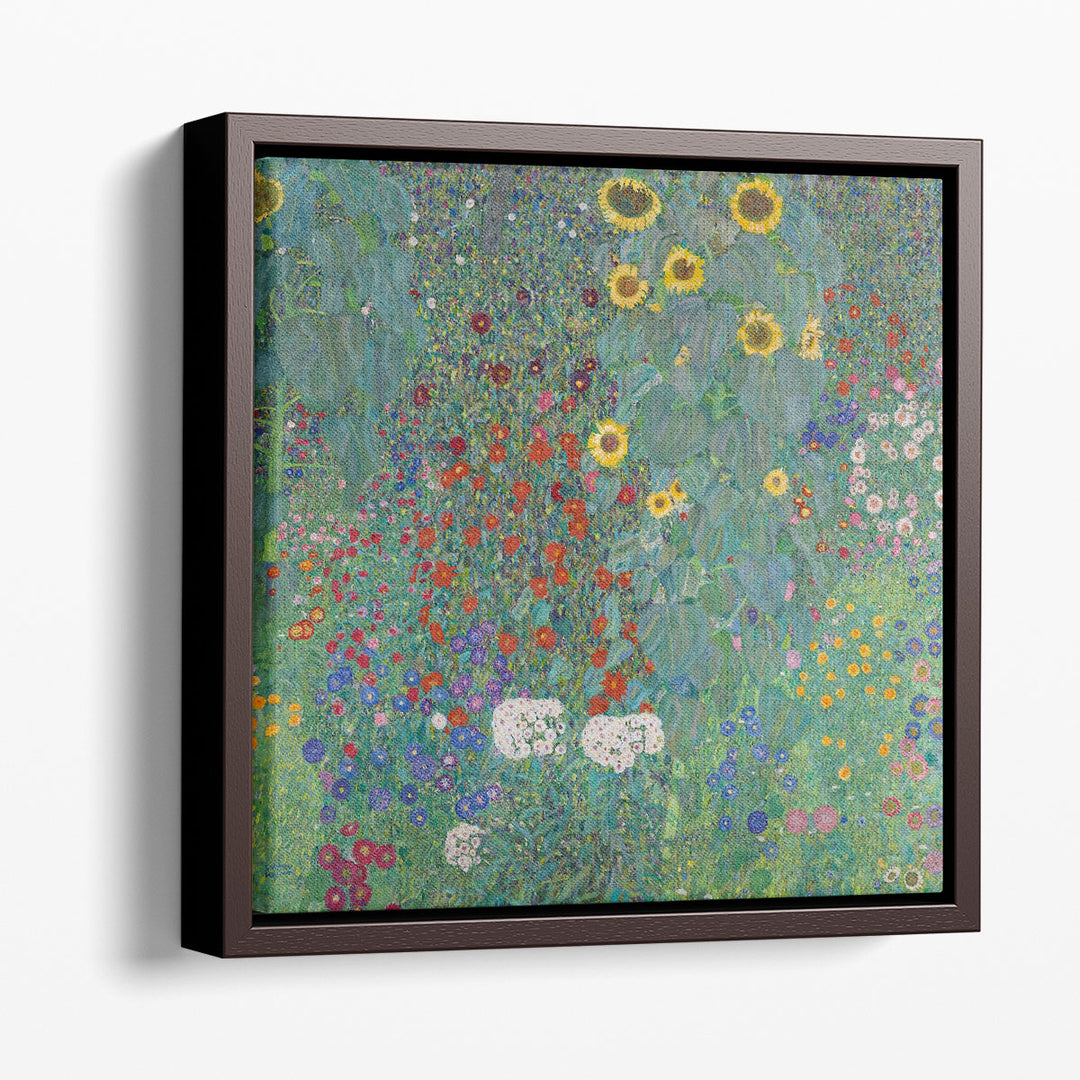 Cottage Garden with Sunflowers, 1907 - Canvas Print Wall Art