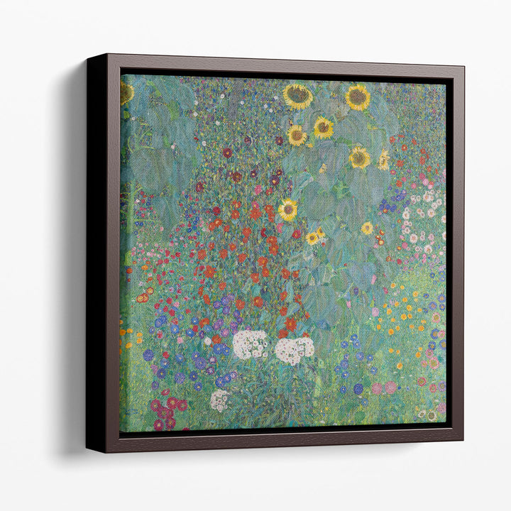 Cottage Garden with Sunflowers, 1907 - Canvas Print Wall Art