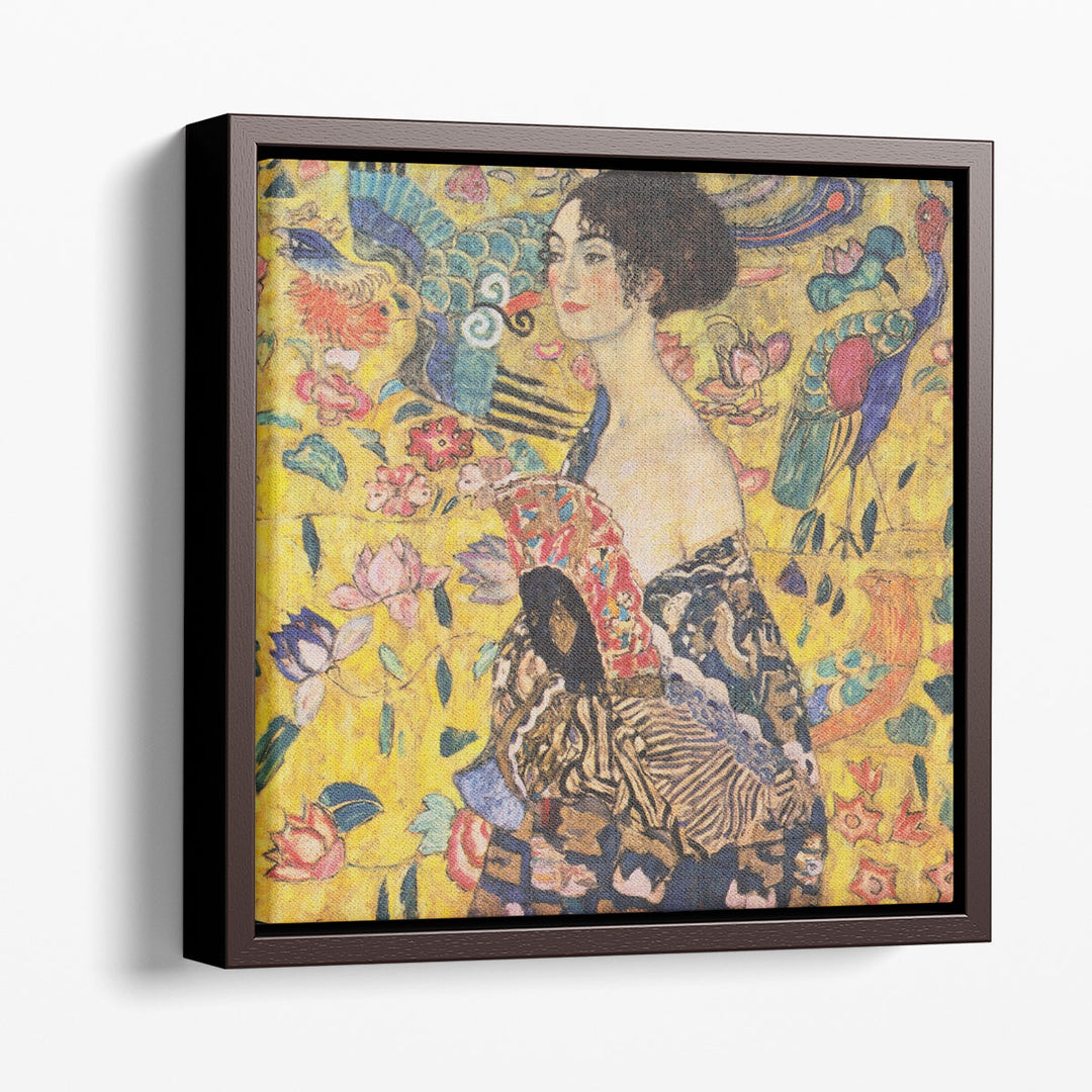 Woman with Fan, 1917-1918 - Canvas Print Wall Art