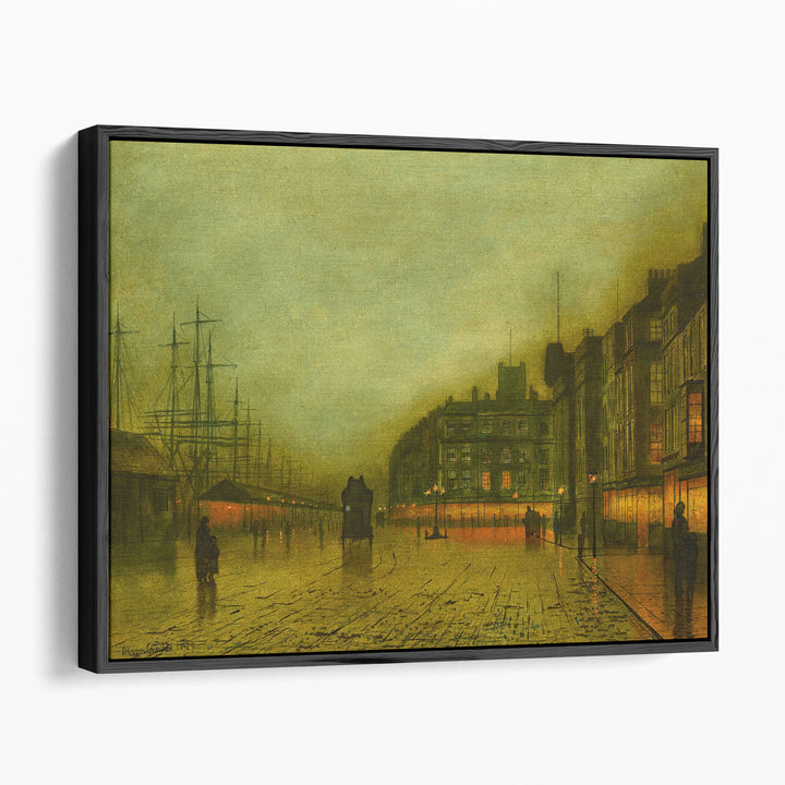 Green scenic wall art for living room décor