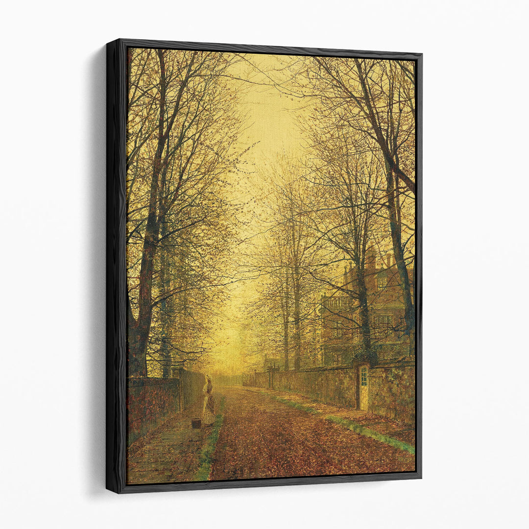 In Autumn’s Golden Glow - Canvas Print Wall Art