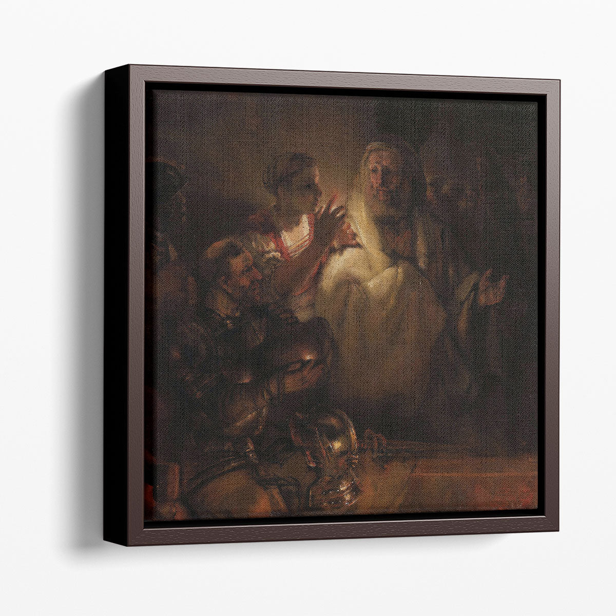The Denial of St Peter 1660 | Classical Canvas Print | Rembrandt
