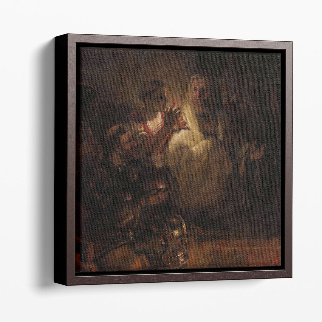 The Denial of St Peter, 1660 - Canvas Print Wall Art