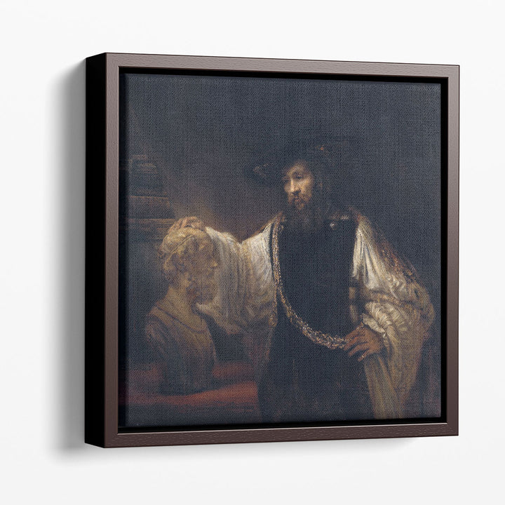 Rembrandt Aristotle with a Bust of Homer - Canvas Print Wall Art