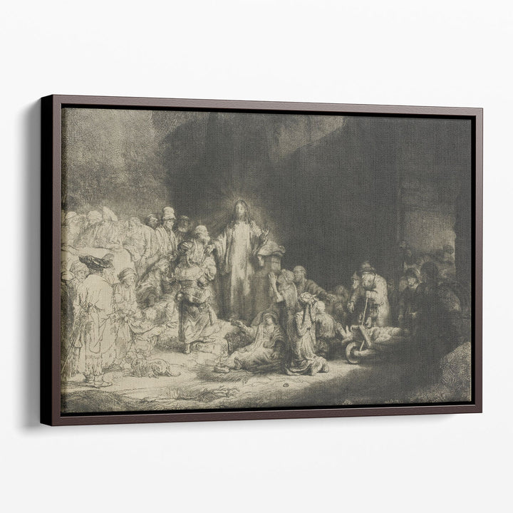 Christ Healing the Sick - Canvas Print Wall Art