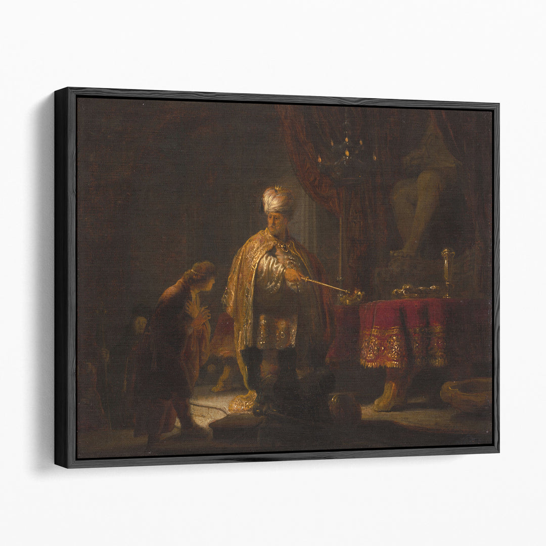 Daniel and Cyrus Before the Idol Bel, 1633 - Canvas Print Wall Art