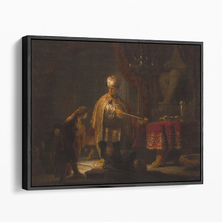 Daniel and Cyrus Before the Idol Bel, 1633 - Canvas Print Wall Art