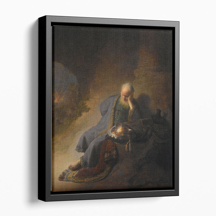 Jeremia Treurend Over De Verwoesting Van Jeruzalem - Canvas Print Wall Art