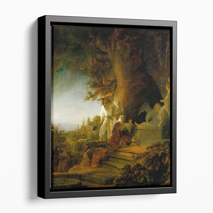 Biblical Canvas Art Print delicate brushwork detail