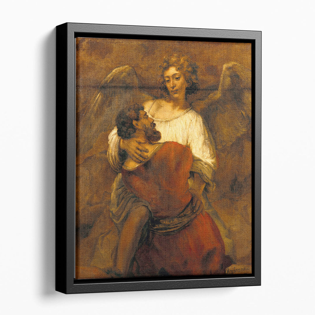 Jacob Wrestling with the Angel, 1659 - Canvas Print Wall Art