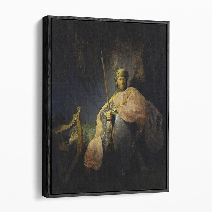 David Playing the Harp in front of Saul, 1630-1631 - Canvas Print Wall Art
