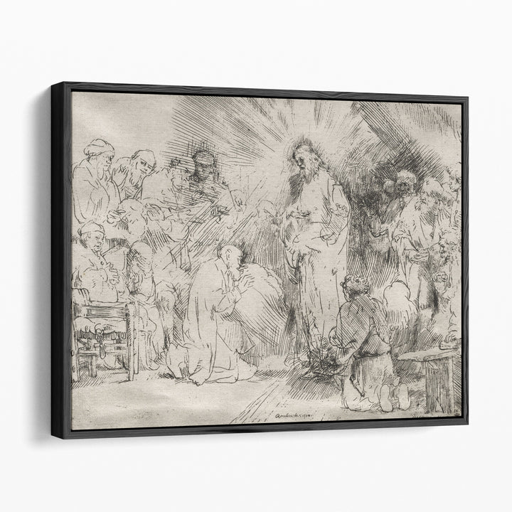 Christ Appearing to the Apostles, 1656 - Canvas Print Wall Art