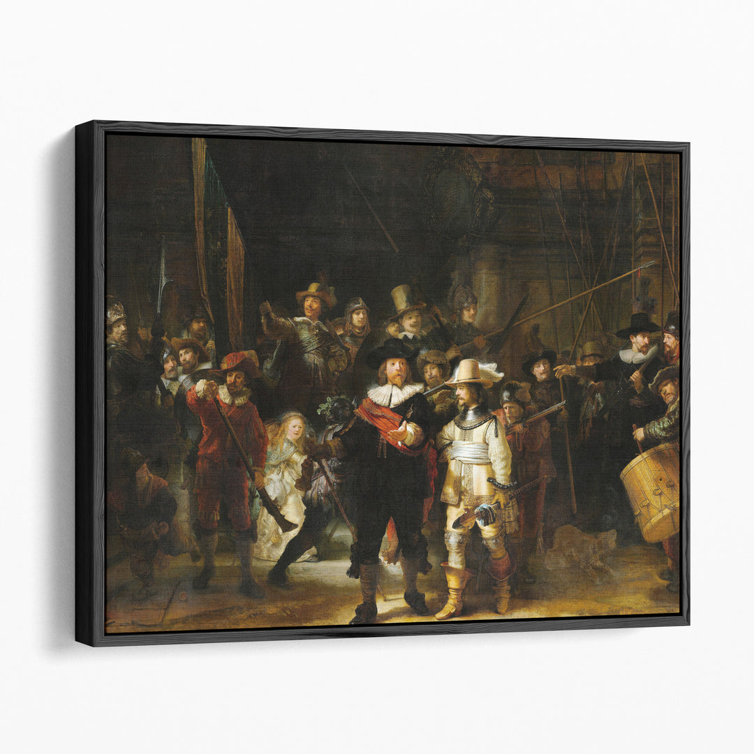 Night Watch, Militia Company of District II, 1642 - Canvas Print Wall Art