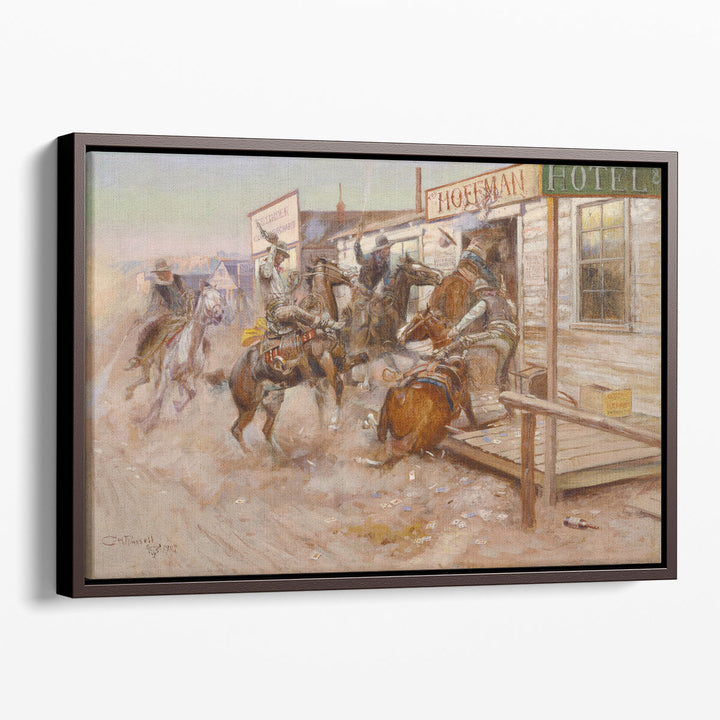 In Without Knocking - Canvas Print Wall Art