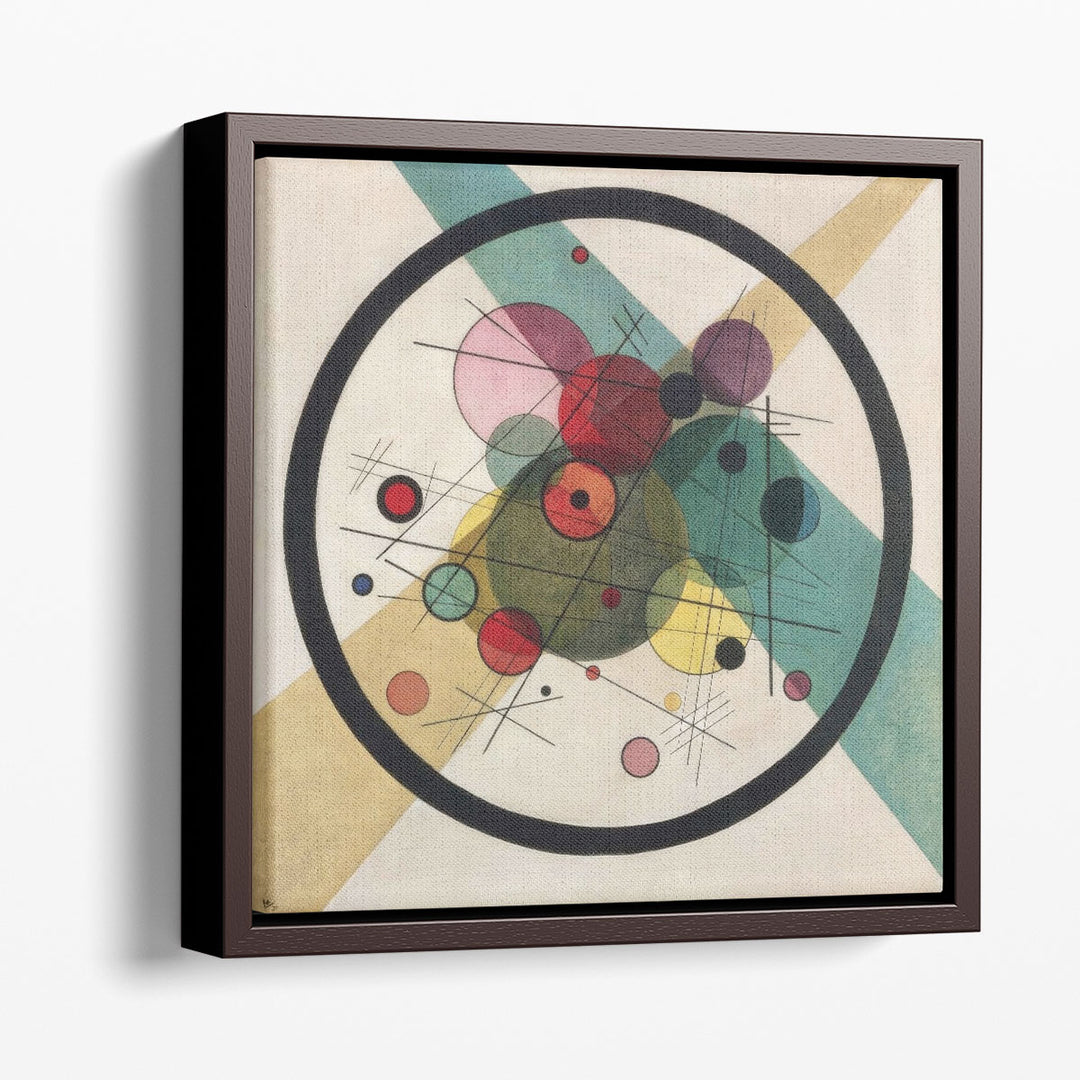Circles in a Circle - Canvas Print Wall Art