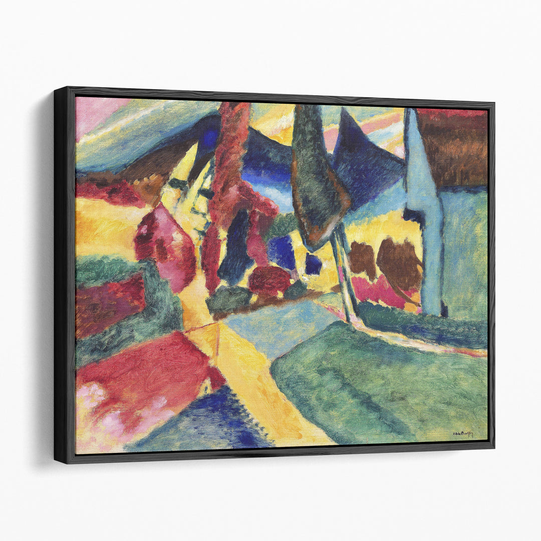 Landscape with Two Poplars, 1912 - Canvas Print Wall Art
