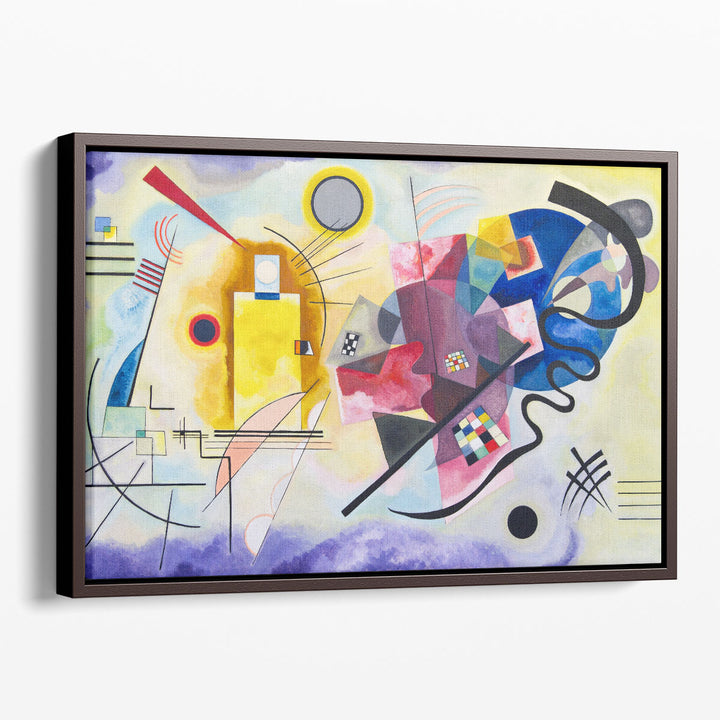 Yellow, Red, Blue - Canvas Print Wall Art