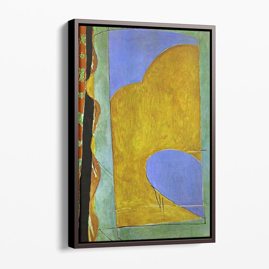 The Yellow Curtain - Canvas Print Wall Art