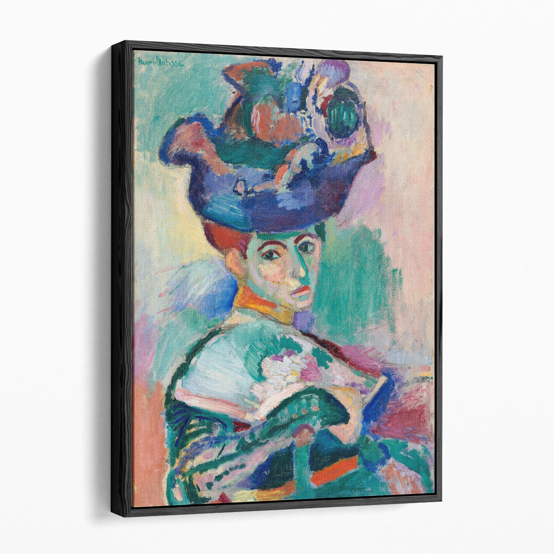 Woman with a Hat - Canvas Print Wall Art