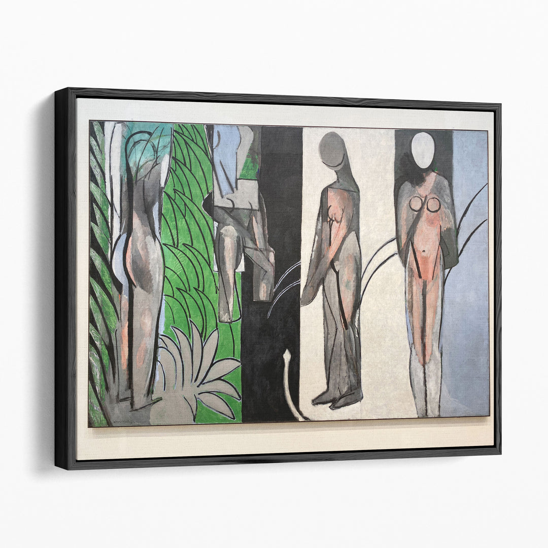Bathers by a River - Canvas Print Wall Art