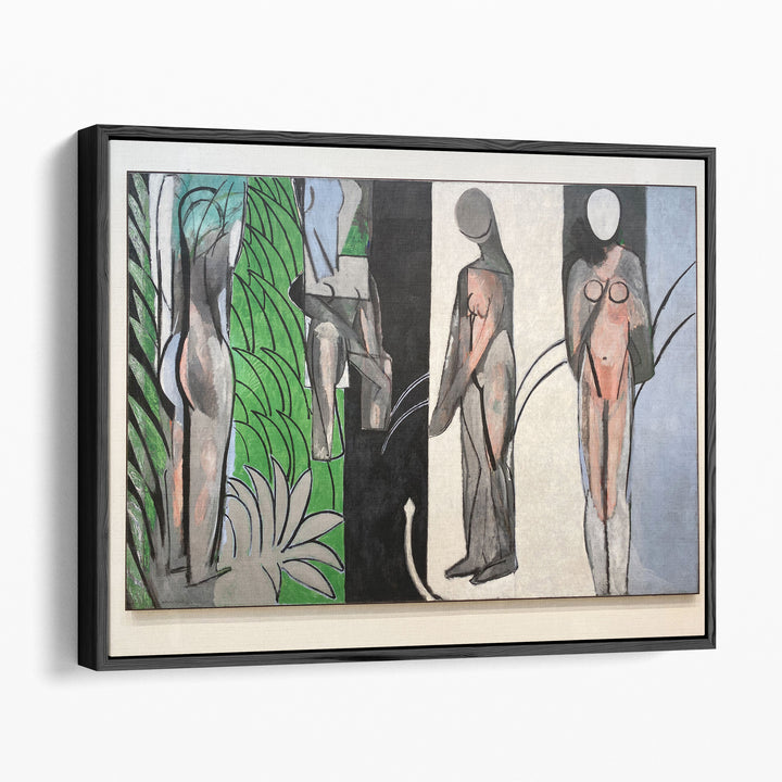 Bathers by a River - Canvas Print Wall Art