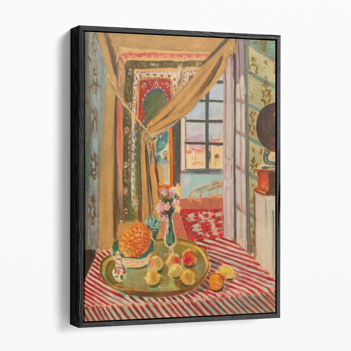 Interior with Phonograph - Canvas Print Wall Art