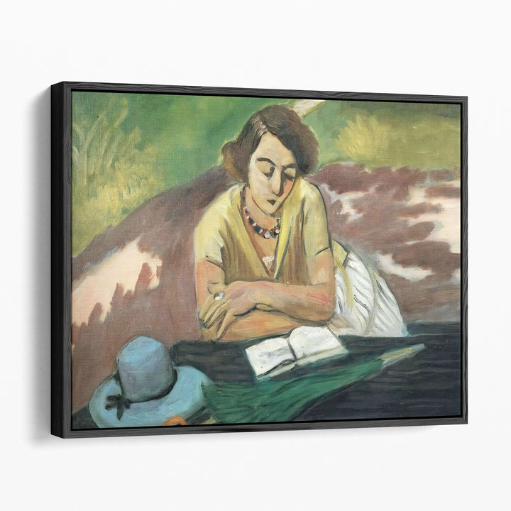 Reading Woman with Parasol, 1921 - Canvas Print Wall Art