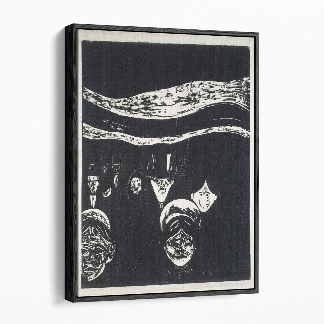 Anxiety, 1896- Canvas Print Wall Art
