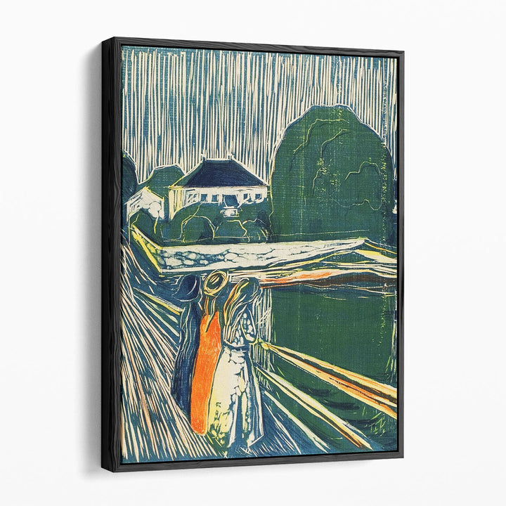 The Girls on the Bridge, 1918 - Canvas Print Wall Art
