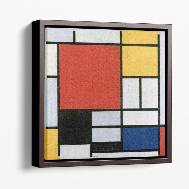Composition with Red, Yellow, Blue, and Black, 1921 - Canvas Print Wall Art